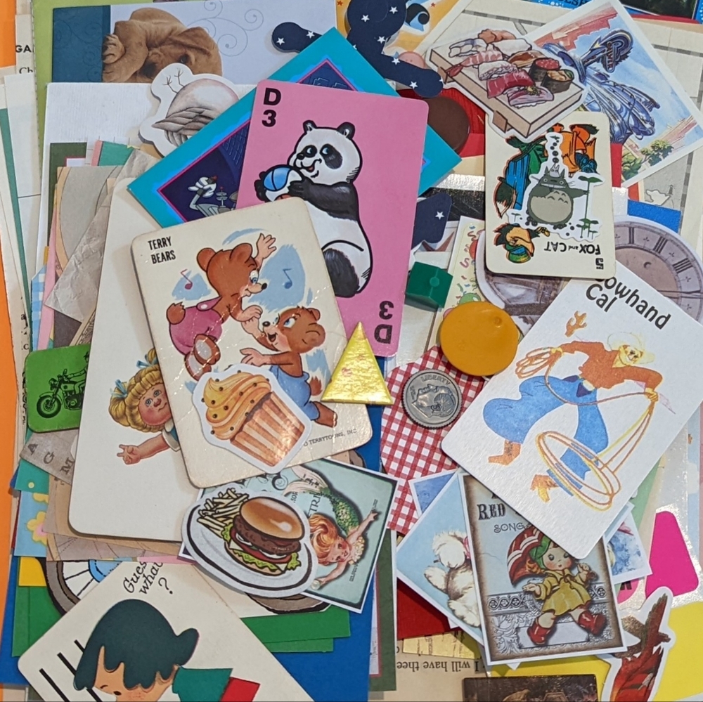 Huge destash vintage & modern kids ephemera